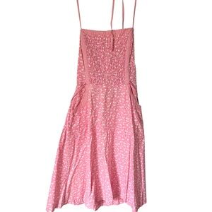 Floral Halter Midi Flared Sundress EUC